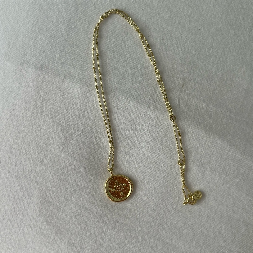 Like New Gorjana Compass Coin Necklace